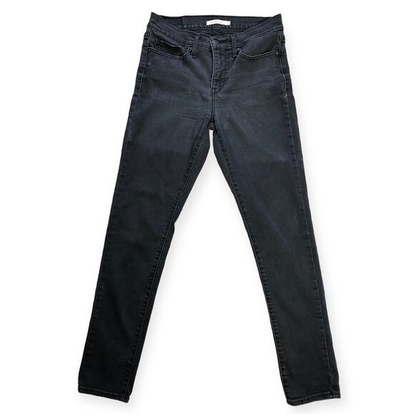 Levi’s 311 Shaping Skinny Soft Black Denim Jeans - Picture 3 of 9